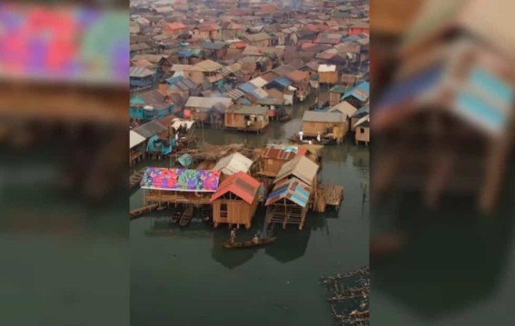 जहां जमीन नहीं, पानी है आधार