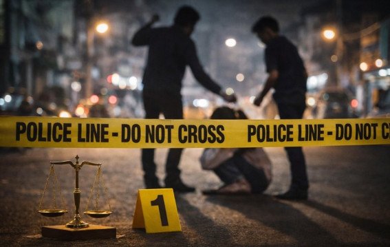 रास्ते के झगड़े में पति-बेटे ने पत्नी की पीटकर हत्या