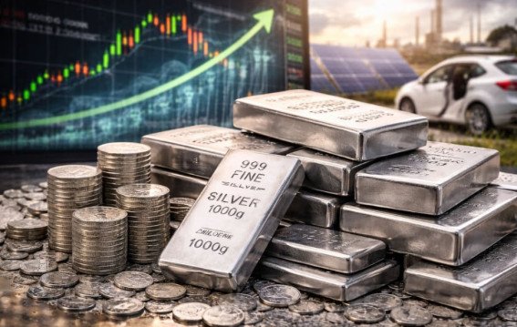 अंतरराष्ट्रीय बाजार में 100 डॉलर पार चांदी की कीमतें बढ़ीं