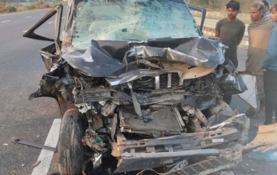 दौसा एक्सप्रेसवे पर दर्दनाक हादसा