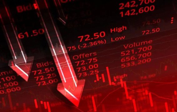 बजट से पहले बाजार में गिरावट Sensex 600 अंक टूटा