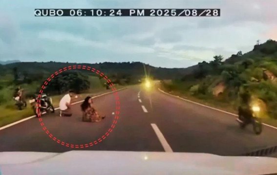 हाईवे को स्टूडियो समझ बैठा कपल