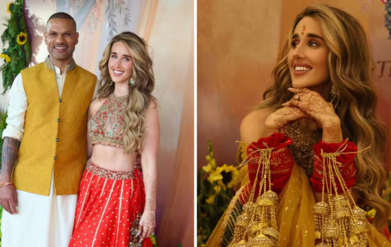 दूसरी शादी रचाने वाले शिखर धवन की हल्दी तस्वीरें वायरल