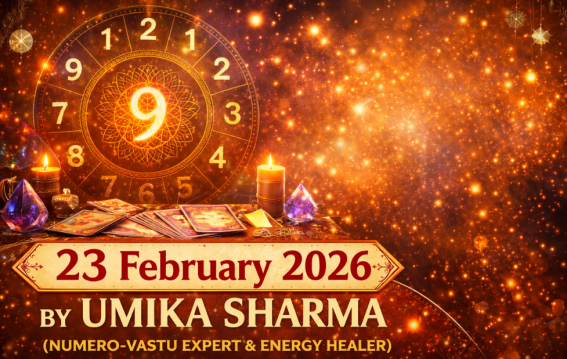 दैनिक अंक ज्योतिष:23 February 2026