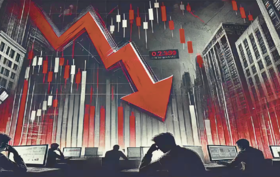 शेयर बाजार में भूचाल