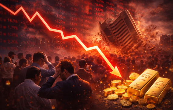 शेयर बाजार भूचाल