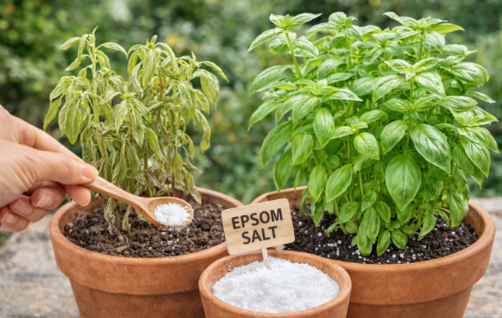 सूखती तुलसी को बचाएगा एप्सम सॉल्ट का ये तरीका