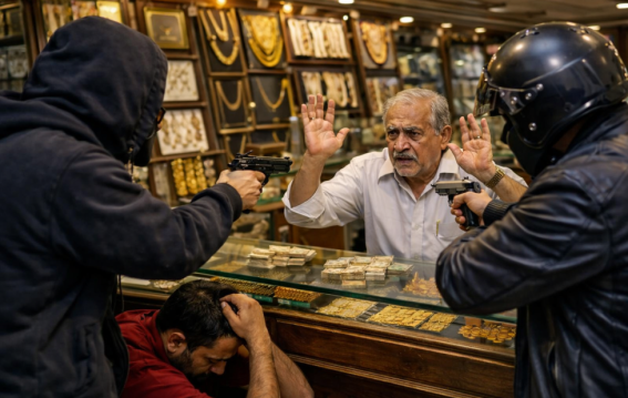 दिनदहाड़े चांदनी चौक में धावा