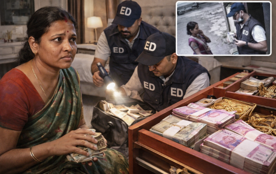 दिल्ली में फर्जी ED छापा