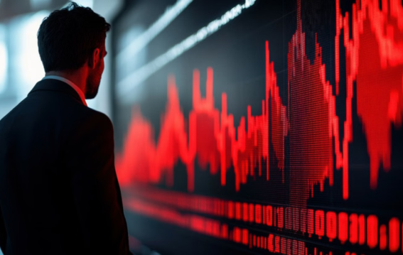 सेंसेक्स 873 अंक गिरा