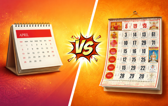हिंदू और ग्रेगोरियन कैलेंडर में क्या फर्क
