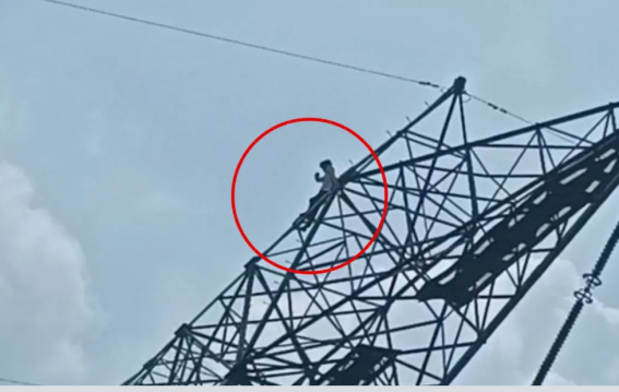 साली से शादी की जिद में टावर चढ़ा जीजा