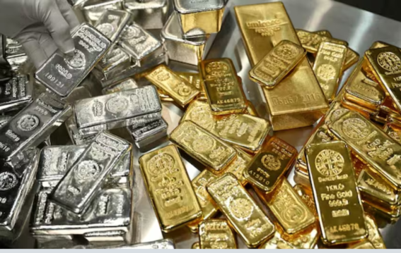 दूसरे दिन गिरा सोना-चांदी