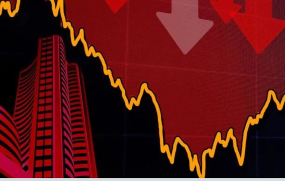 सेंसेक्स 1600 अंक लुढ़का