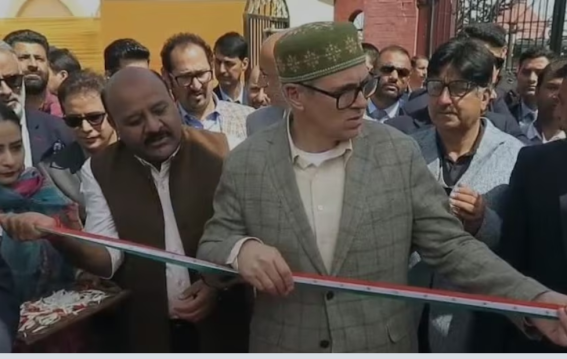 रिबन काटने से CM उमर अब्दुल्ला का इनकार