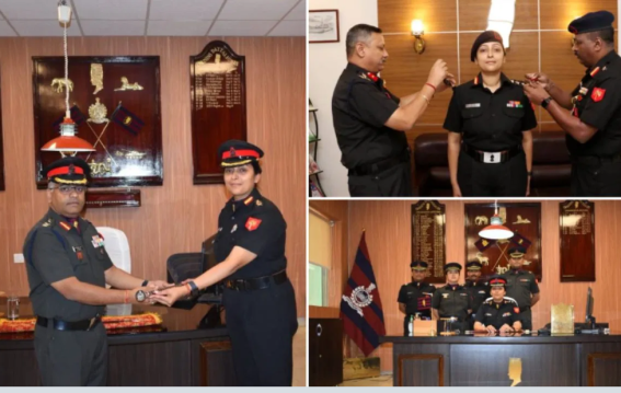 महिला अधिकारी बनी अग्निवीर ट्रेनिंग सेंटर की कमांडिंग ऑफिसर