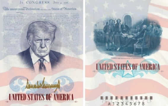 ट्रंप की फोटो वाले पासपोर्ट छापेगा अमेरिका