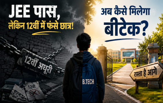 JEE पास, लेकिन 12वीं में फंसे छात्र! अब कैसे मिलेगा बीटेक?