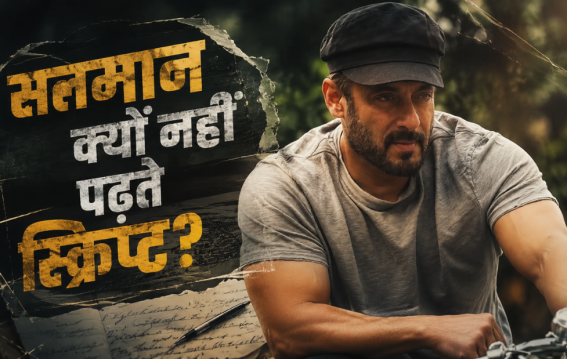 38 साल में कभी स्क्रिप्ट नहीं पढ़ी?