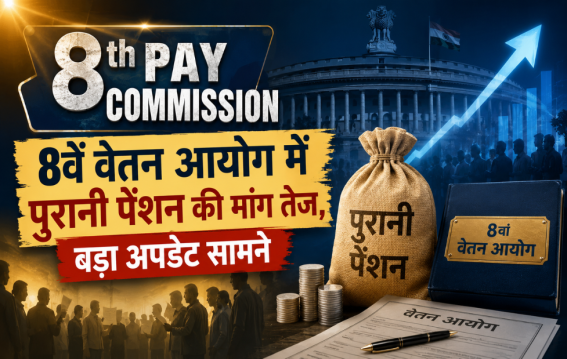 8वें वेतन आयोग में पुरानी पेंशन की मांग तेज