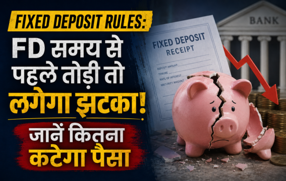 FD समय से पहले तोड़ी तो लगेगा झटका!