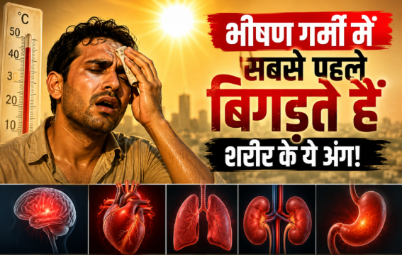 भीषण गर्मी में सबसे पहले बिगड़ते हैं शरीर के ये अंग!