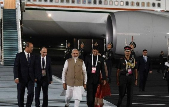 PM Modi in Uzbekistan to meet Russian President Putin