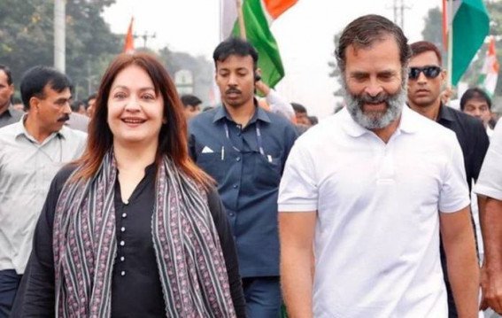 Bharat Jodo Yatra: Pooja Bhatt walks with Rahul Gandhi, extends support to him