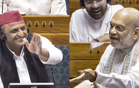 अखिलेश ने बीजेपी अध्यक्ष को लेकर तंज कसा, अमित शाह ने उसी अंदाज में जवाब दिया।