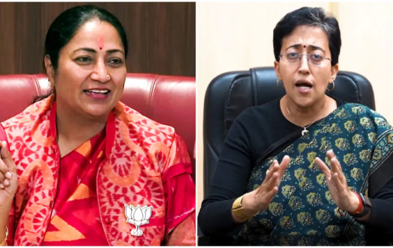 दिल्ली की बारिश पर AAP ने BJP पर तंज कसा, CM बोलीं- हालात आपकी ही देन हैं।