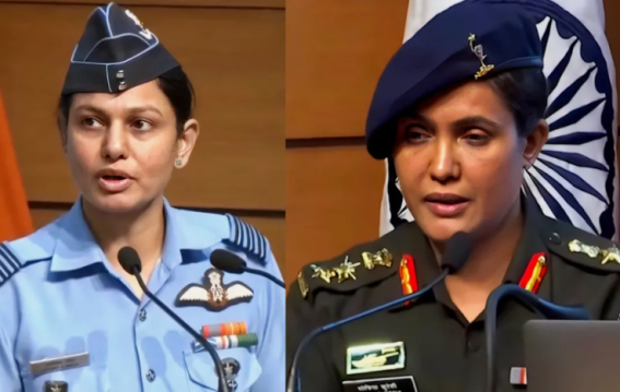 कर्नल सोफिया कुरैशी और विंग कमांडर व्योमिका सिंह की बहादुरी पर देश गर्वित
