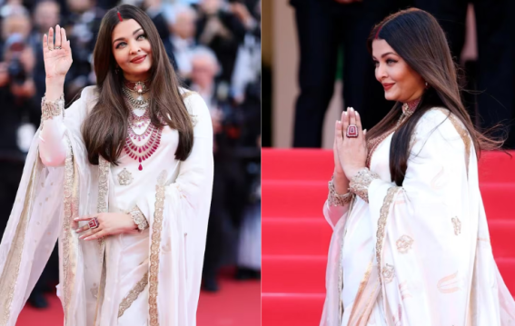 कान्स 2025 में ऐश्वर्या राय बच्चन का पारंपरिक अंदाज