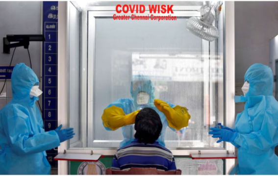 भारत में COVID के मामलों में फिर उछाल