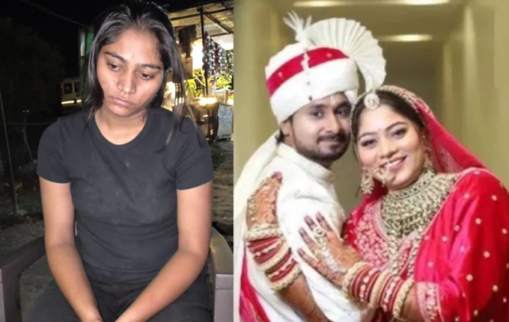 पति की हत्या की आरोपी सोनम रघुवंशी ने पुलिस को मारा थप्पड़