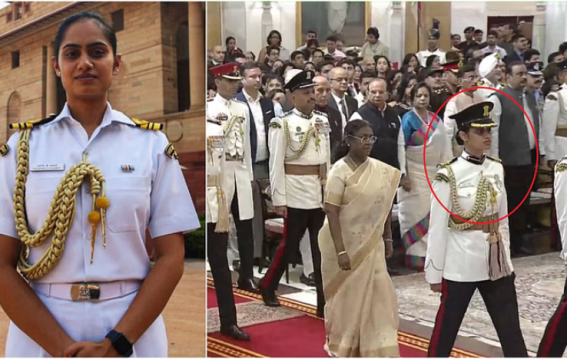 राष्ट्रपति की बगल वाली कर्तव्य-रूम की पहली महिला