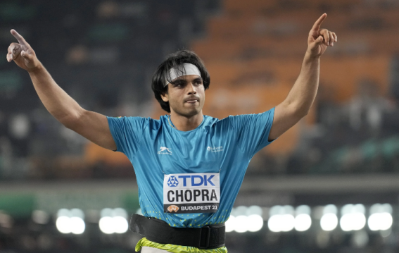 नीरज चोपड़ा ने विदेश में फिर लहराया तिरंगा