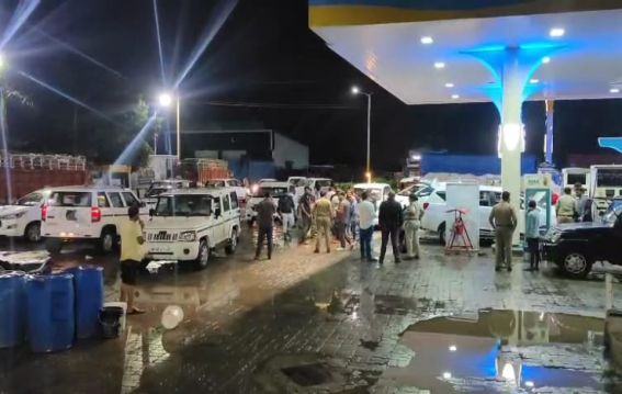 रतलाम में सीएम काफिले की गाड़ियों में डीजल की जगह भरा पानी