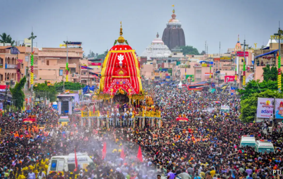 पुरी रथ यात्रा में भगदड़ से 3 श्रद्धालुओं की मौत, 50 से अधिक घायल