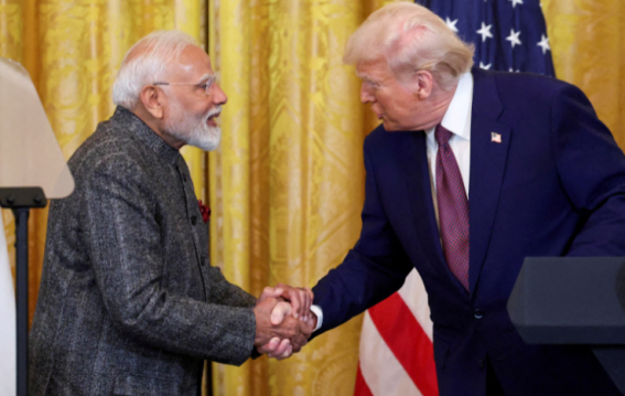 ट्रंप-मोदी संबंधों की भी सराहना