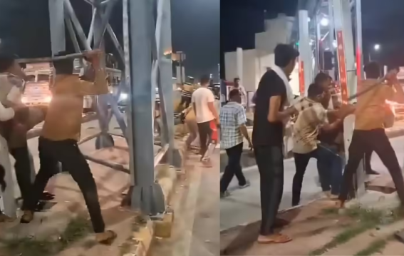 मेरठ टोल प्लाजा पर जवान की पिटाई