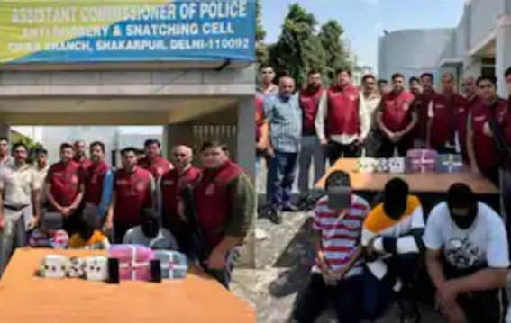 दिल्ली में पुलिस बनकर चोरों ने ज्वेलरी शॉप से लूटा माल
