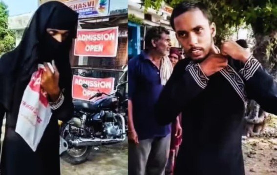 देवरिया में बुर्का में छुपा राज