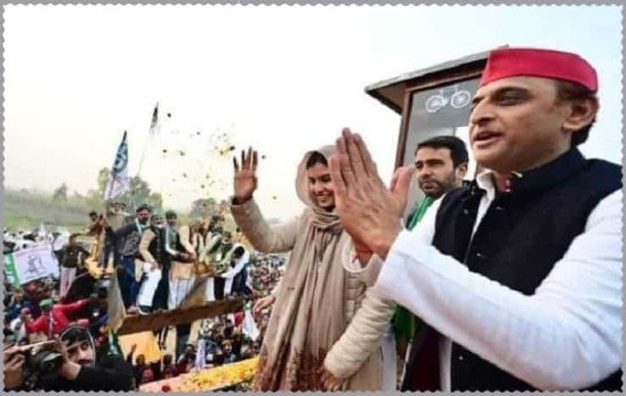 सहारनपुर की राजनीति में नया रंग इकरा हसन को गुर्जर समाज ने पहनाई भगवा पगड़ी