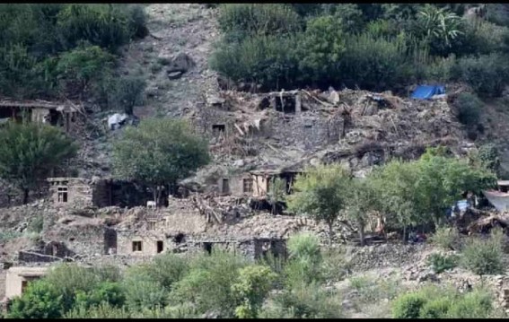 भूकंप से मची तबाही