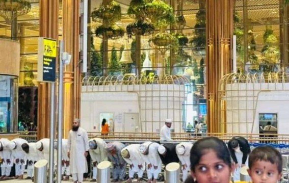 एयरपोर्ट पर नमाज विवाद, BJP ने उठाए सुरक्षा पर सवाल