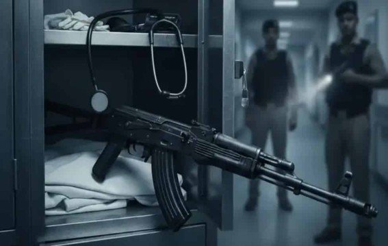 फरीदाबाद मेडिकल कॉलेज से AK-47 और 350kg विस्फोटक बरामद
