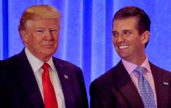 जूनियर ट्रंप की भारत यात्रा पर