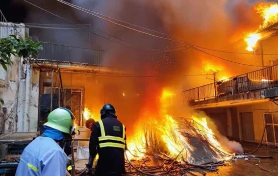 भावनगर में अचानक क्या भड़का…एक लैब से उठी आग, पूरे इलाके के अस्पतालों में मची अफरा-तफरी