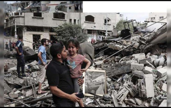 इजरायल की गाजा पर एयरस्ट्राइक